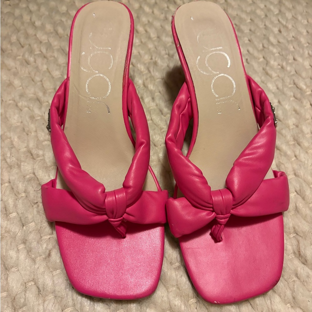 Sugar Women's Vibrant Pink Knotted Sandals